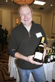 Winemaker Christian Roguenant of Baileyana was in the house when his Chardonnay took the big prize.